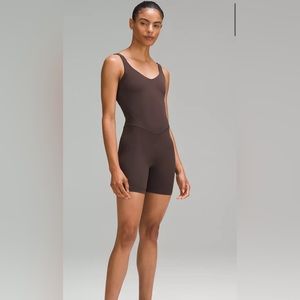 Lululemon align bodysuit dark yellow